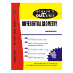 Schaum’s Outline of Differential Geometry by Martin Lipschutz